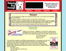 Tablet Screenshot of happypupdesign.com